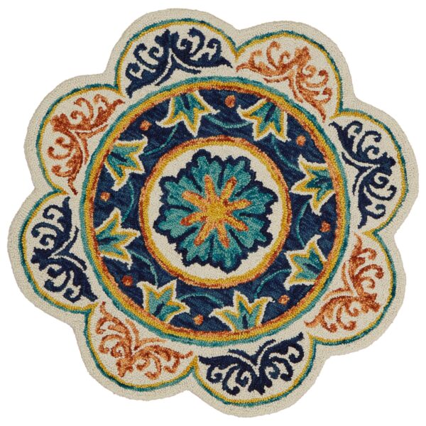 Canton - Ivory/Blue