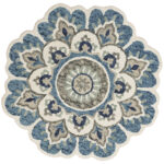 Clinton - Ivory/Blue