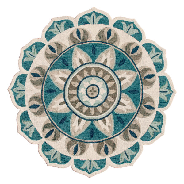 Elba - Ivory/Blue