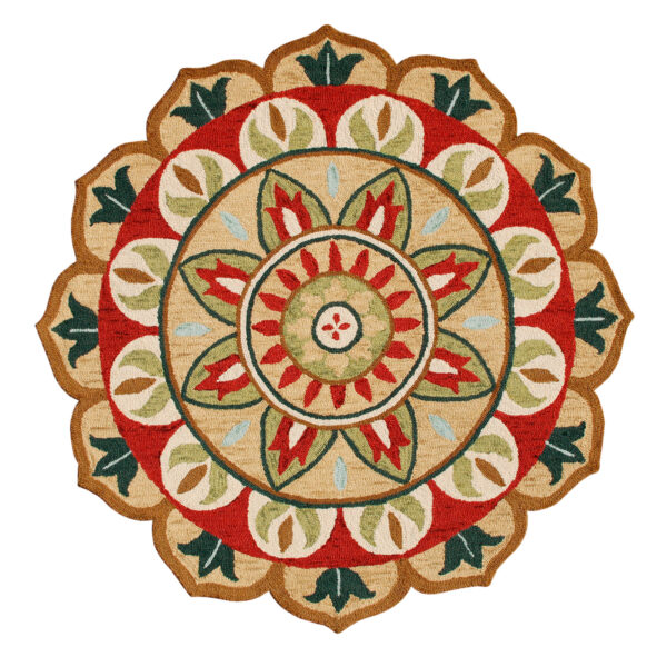 Elba - Red/Beige