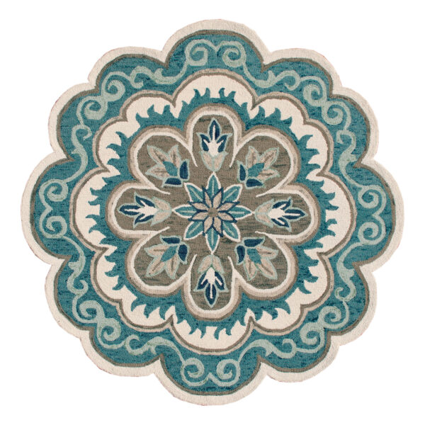 Brandon - Ivory/Blue