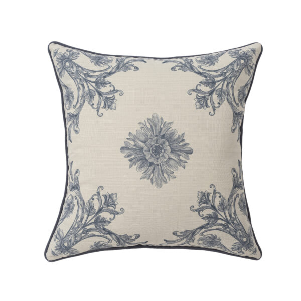 Delilah - Blue/Ivory