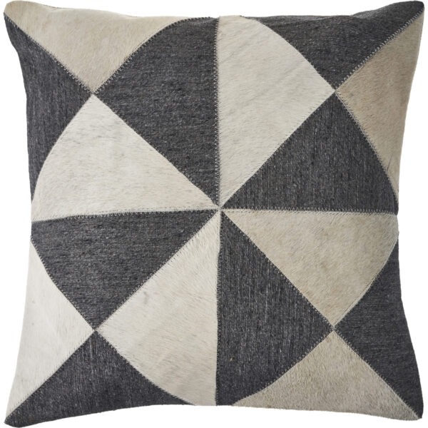 Dominica - Charcoal/Beige