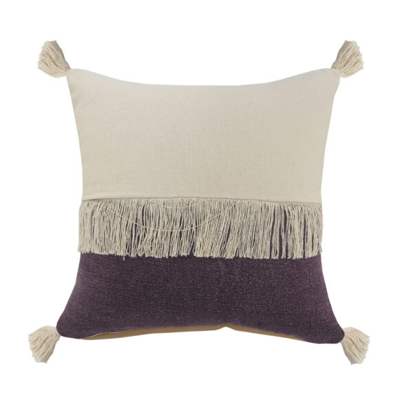 Hortense - Eggplant/Off-White