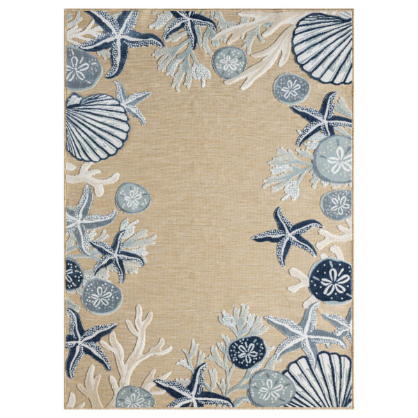 Kenya - Beige/Blue