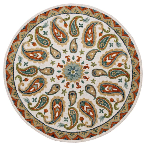 Shannon - Ivory/Orange