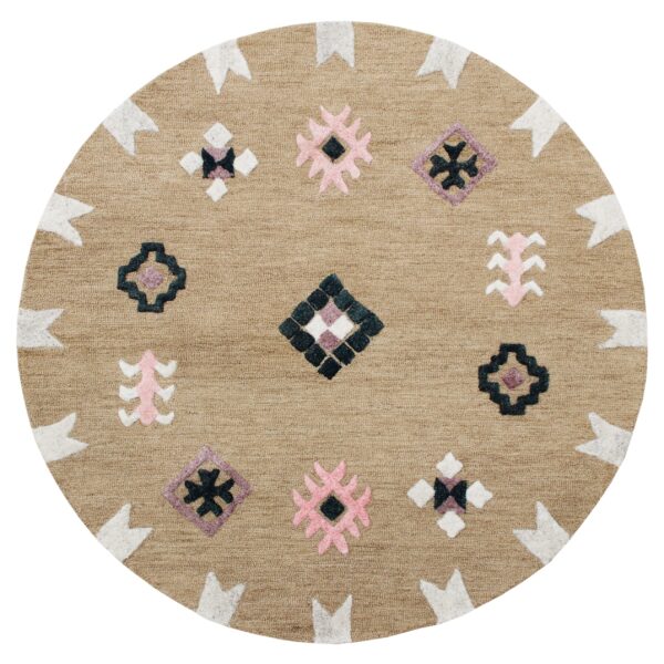 Zia - Beige/Pink