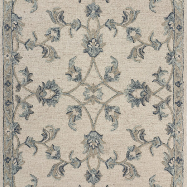 Pau - Ivory/Light Blue