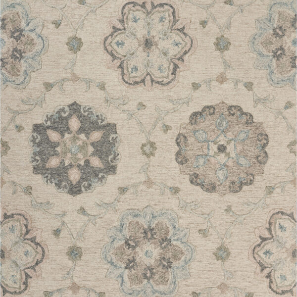 Pavia - Ivory/Light Blue