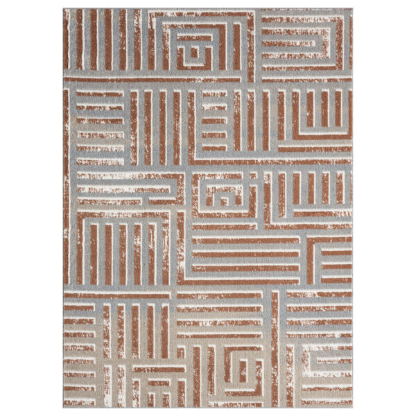 Deming - Beige/Rust
