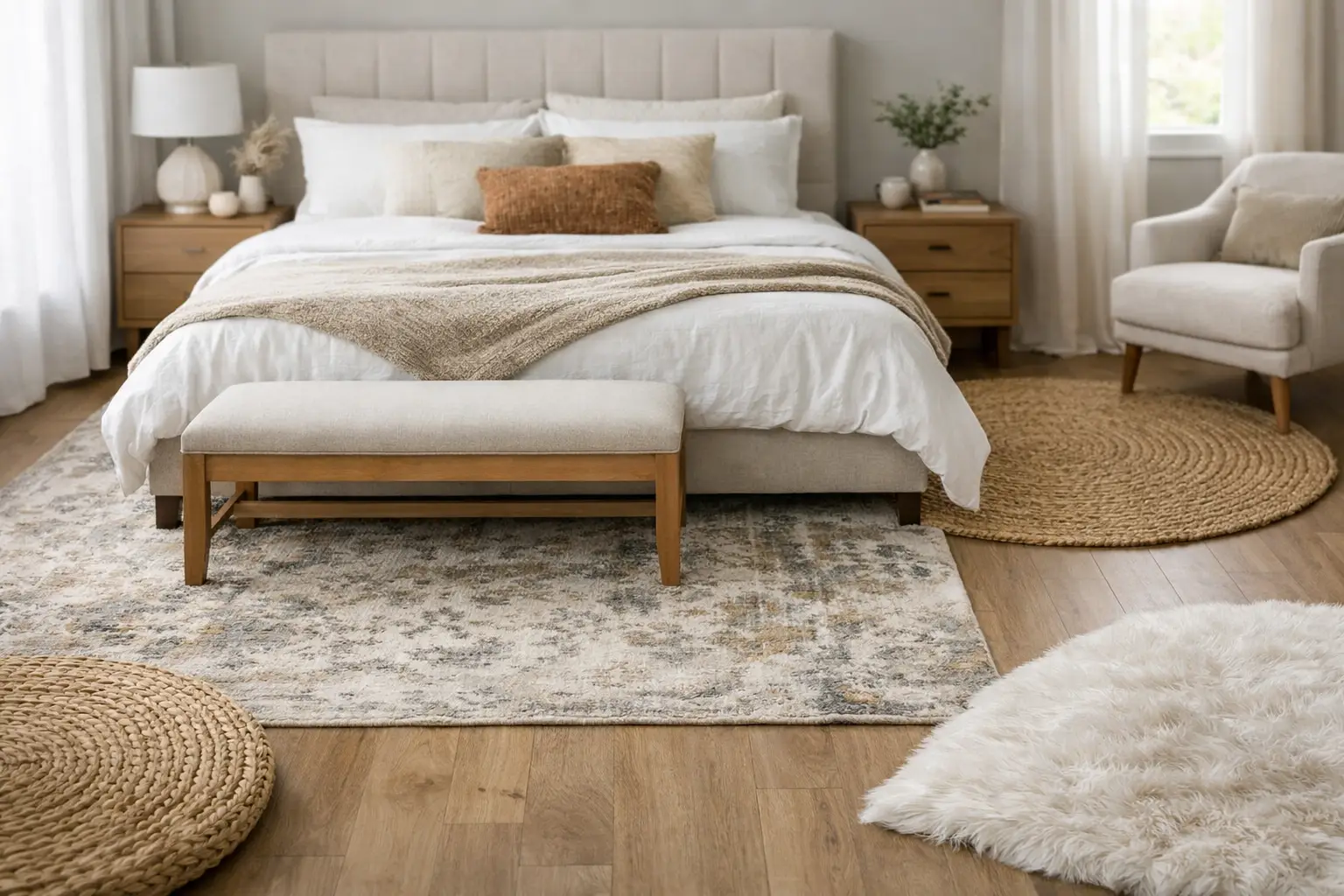 9 Bedroom Rug Placement Ideas That Work