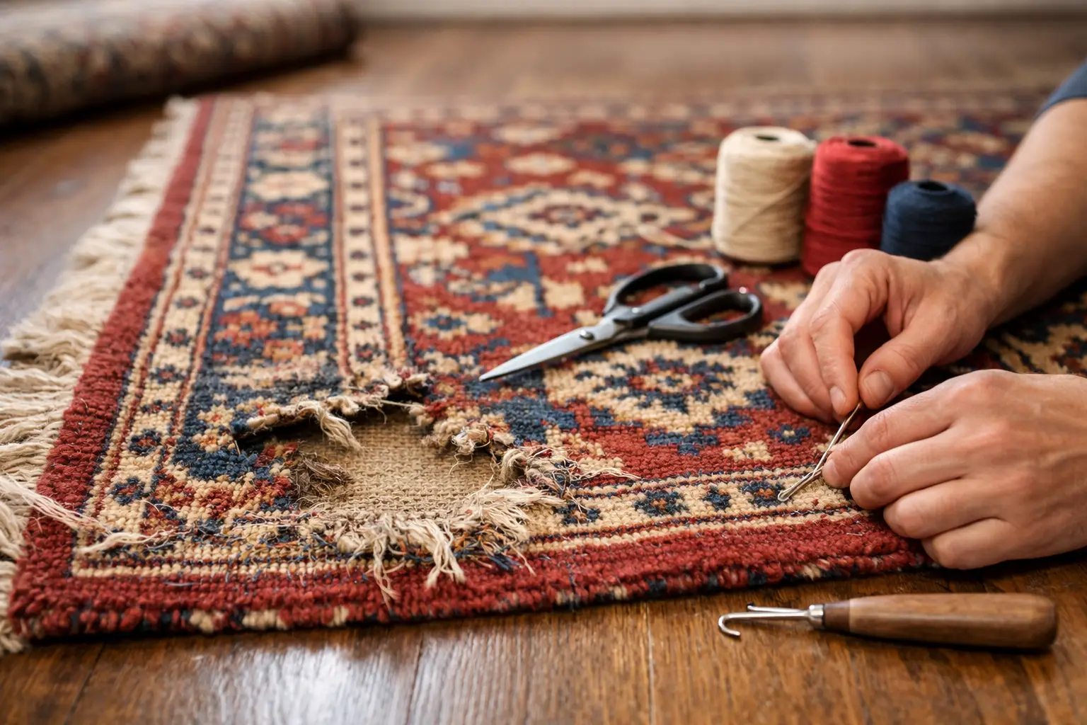 Can a Damaged Rug Be Repaired?