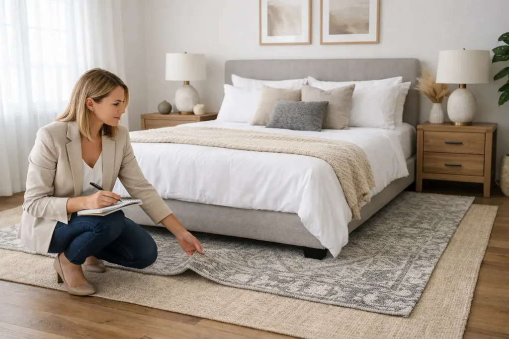 What Size Rug Under Bed Works Best?