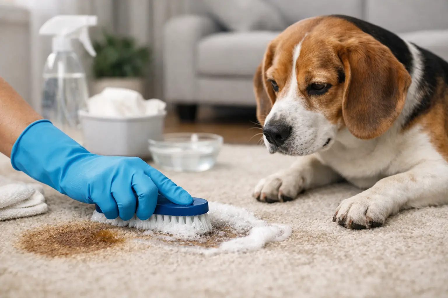 Pet Stain Rug Cleaning Example That Works