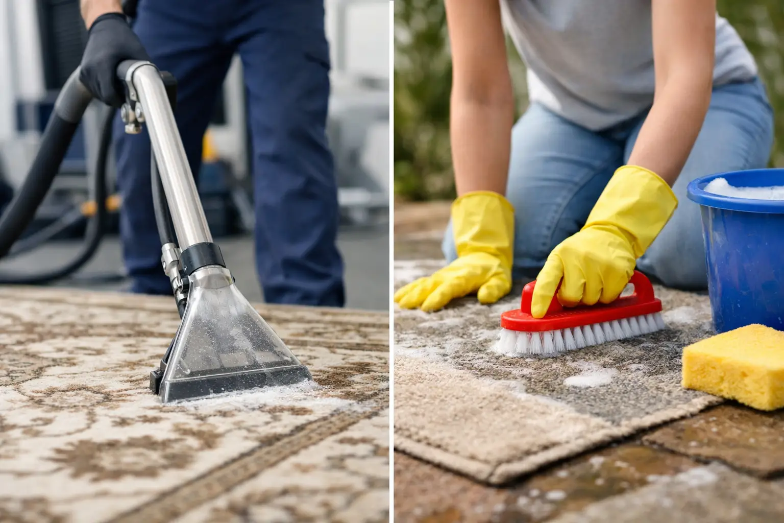 Rug Cleaning Versus DIY Washing