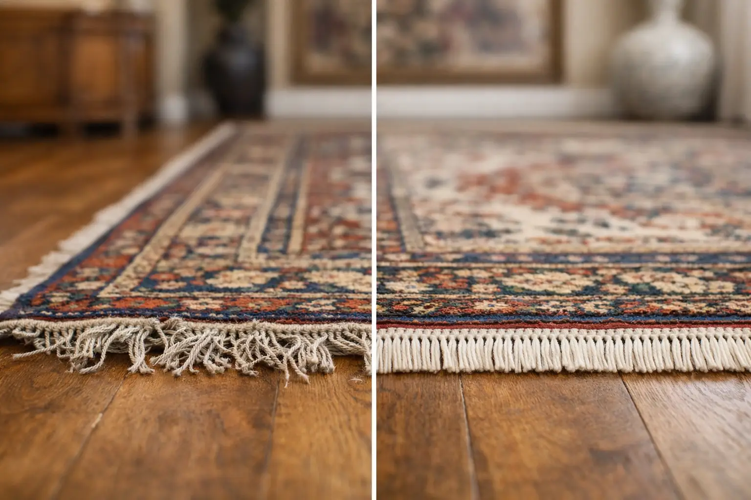 Rug Fringe Repair Before After Results Explained