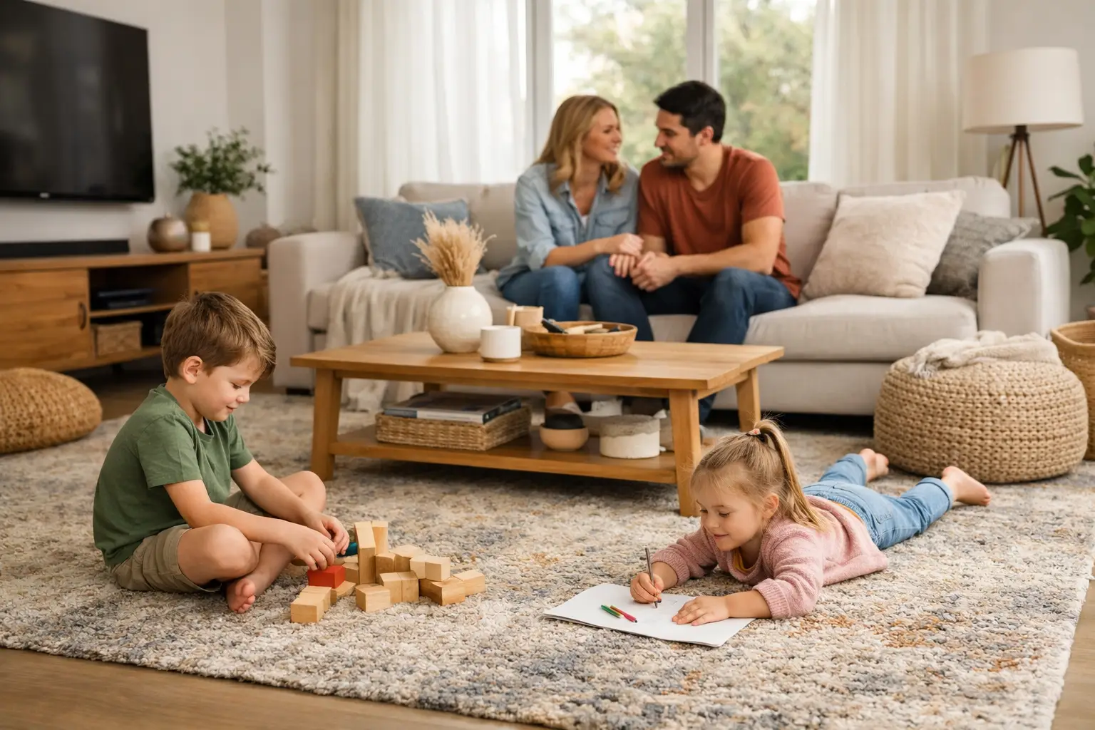 What Rug Works Best for a Family Room?