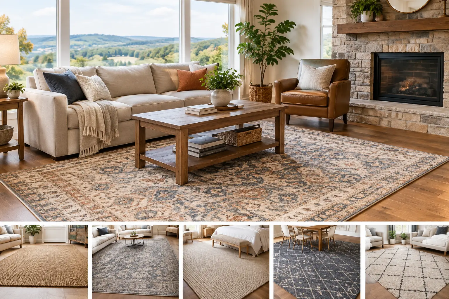Best Rug Sizes for Cherokee County Homes