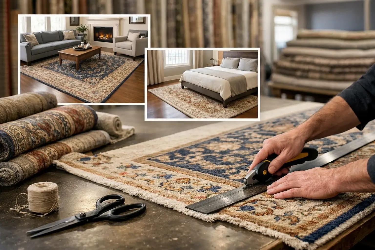Rug Resizing in Canton GA for a Better Room Fit